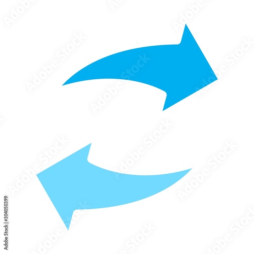 reload icon isolated on background