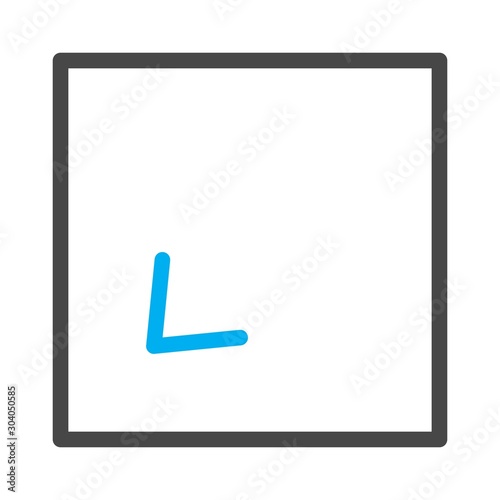  Enlarge icon isolated on background