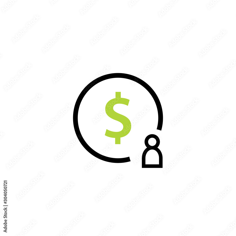 Cost per Lead icon. Clipart image isolated on white background Cost per Lead icon. Clipart image isolated on white background