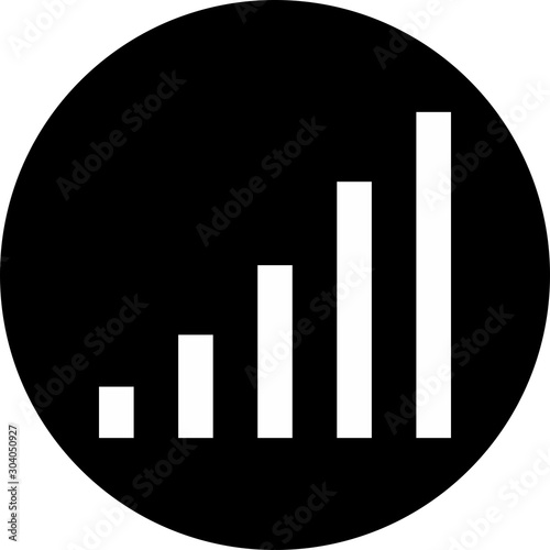signals icon isolated on background
