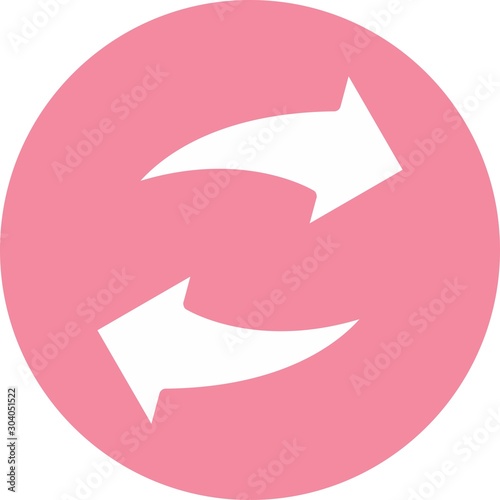 reload icon isolated on background