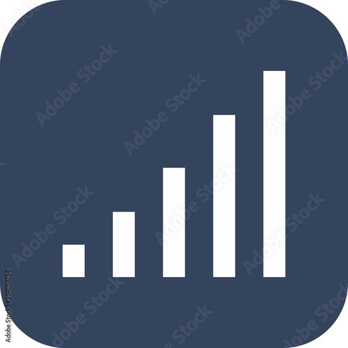 signals icon isolated on background