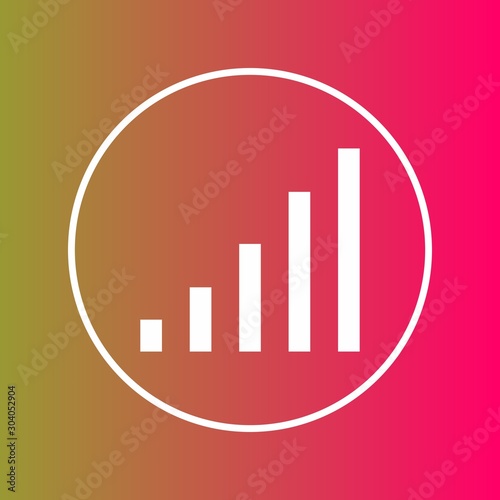signals icon isolated on background