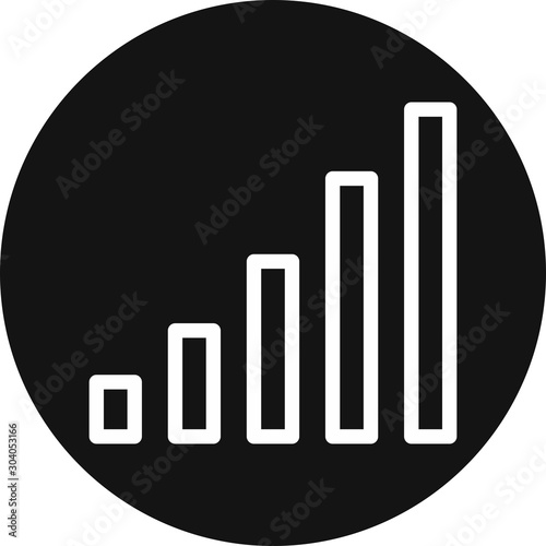 signals icon isolated on background