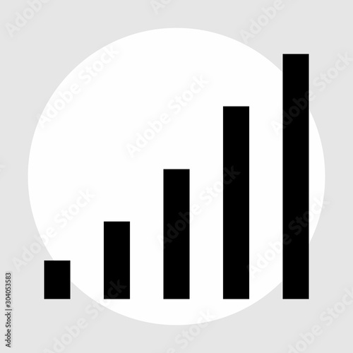 signals icon isolated on background