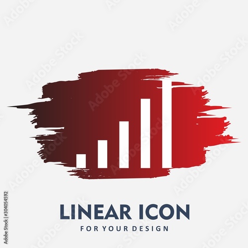 signals icon isolated on background