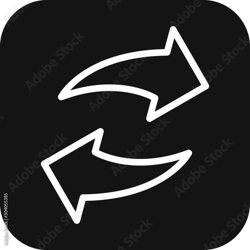 reload icon isolated on background