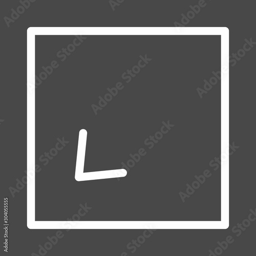  Enlarge icon isolated on background