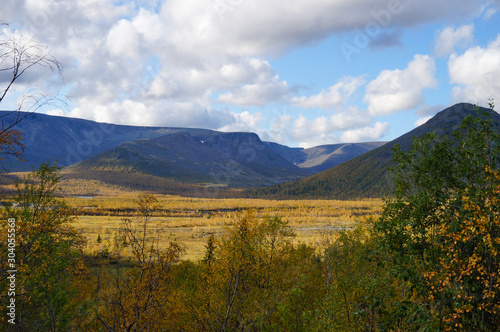 mountains in autumn