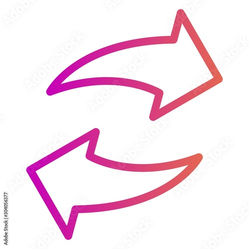 reload icon isolated on background