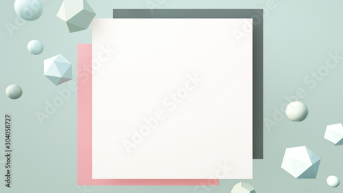 Premium AI Image  A Set Frame of Pastel Construction Paper Assorted Pastel  Colors Textured Su 2D Flat on White BG Art