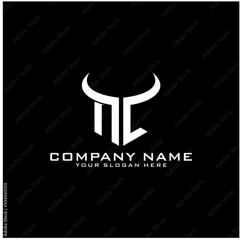 Letter NL logo icon design template elements Letter NL logo icon design template elements