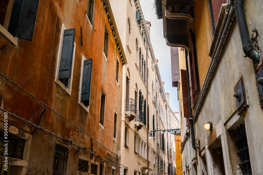 Venice, Italy, Narrow streets of the city