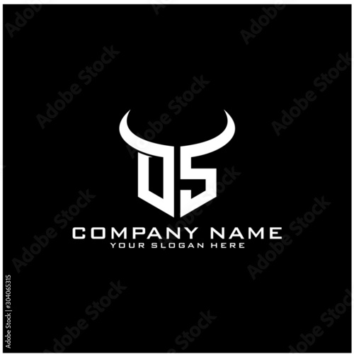 Letter OS logo icon design template elements