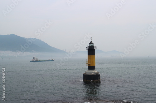 A lighhouse in Busan, South Korea