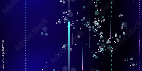 Fast Effect. Motion Neon. Seamless Pattern. Glitch