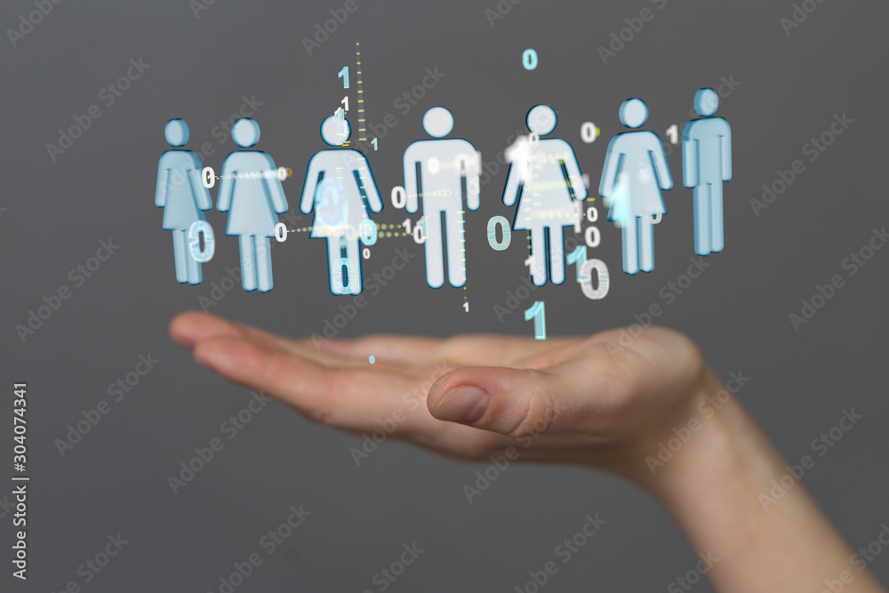 Group of business partner looking for the future Group of business partner looking for the future