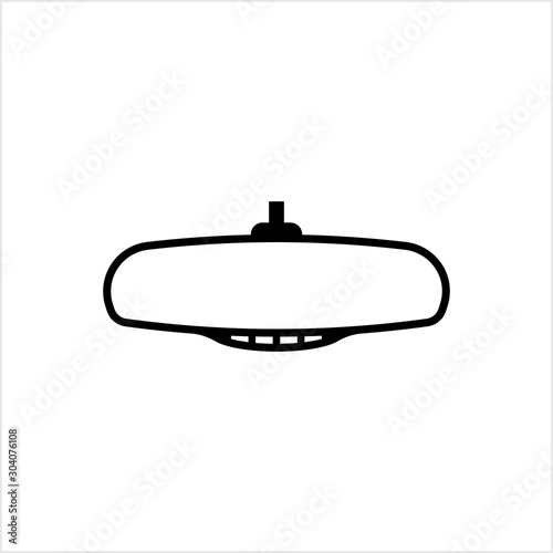 Car Rear View Mirror Icon
