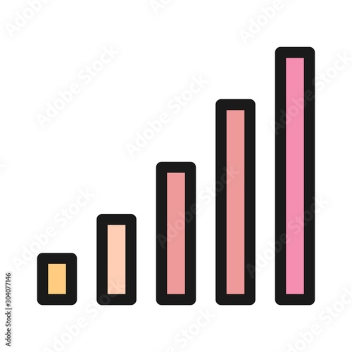 signals icon isolated on background
