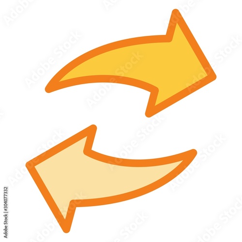 reload icon isolated on background