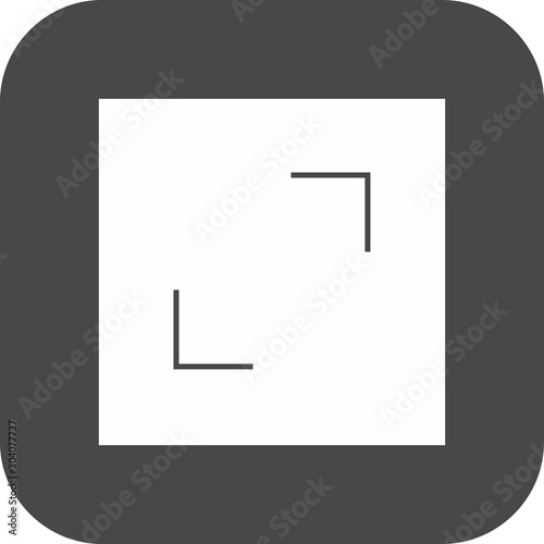  Enlarge icon isolated on background