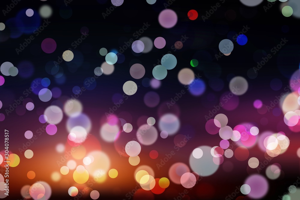 Obraz premium Background light bokeh abstract glitter, magic night.