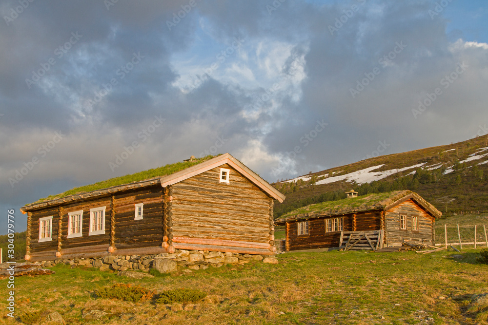 Kleine Siedlung an der Sognefjellsveien Kleine Siedlung an der Sognefjellsveien