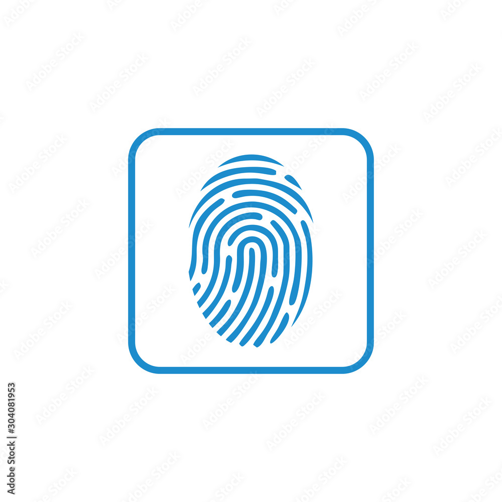fingerprint icon vector design symbol fingerprint icon vector design symbol