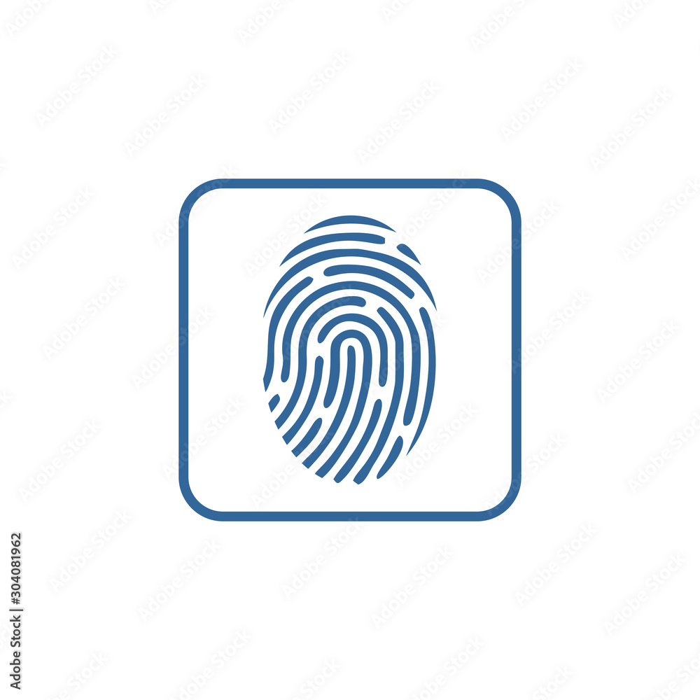 fingerprint icon vector design symbol fingerprint icon vector design symbol