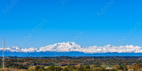 Photos Snow covers the Monte Rosa
