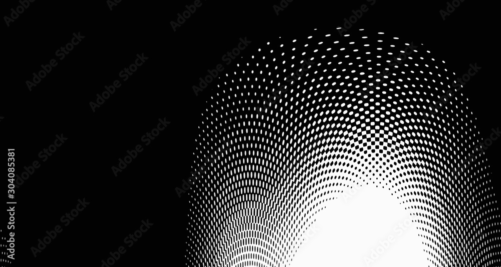Halftone wave background. Curved gradient texture or pattern. Vertical gradient dots. Pop art texture. Vector illustration. Halftone wave background. Curved gradient texture or pattern. Vertical gradient dots. Pop art texture. Vector illustration.