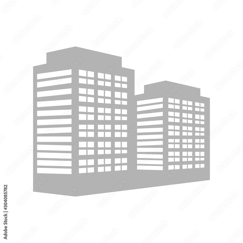 buildings icon vector design symbol