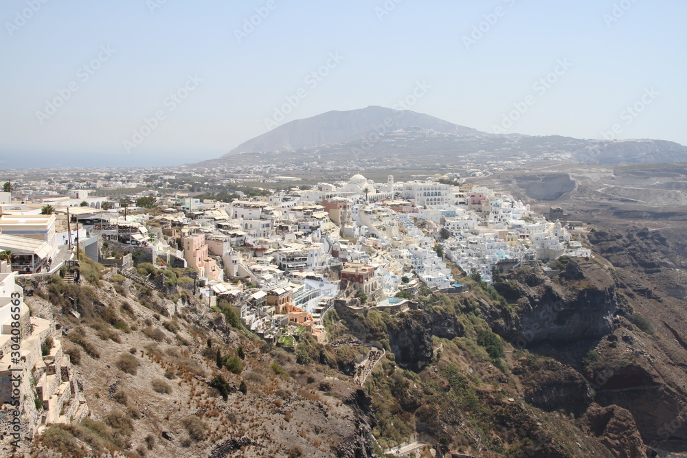 Obraz premium サントリーニ