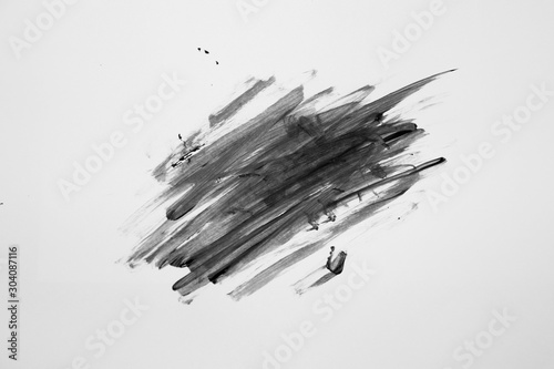 Abstract isolated colorful vector watercolor stain. Grunge element for paper design