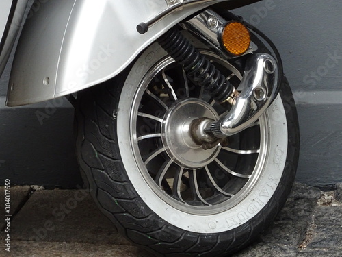 wheel of motorcycle