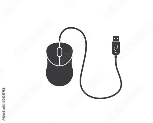 computer mouse icon vector illustration design