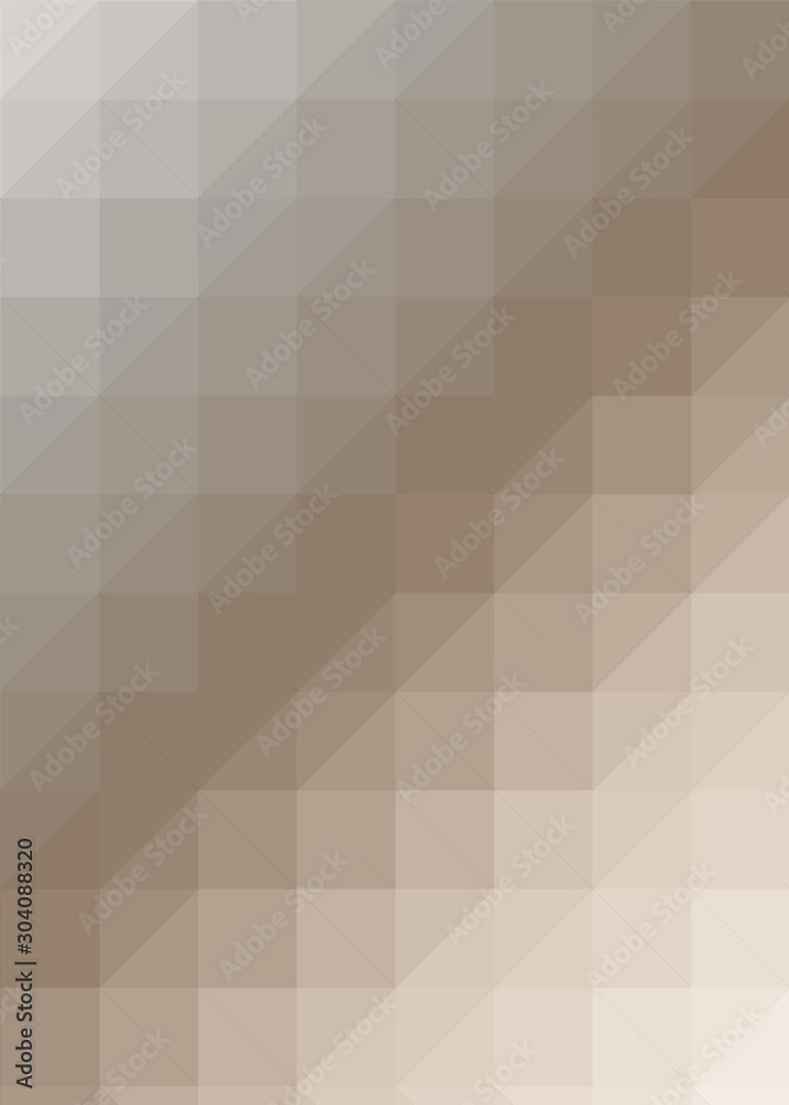 Obraz premium gray Color Abstract trianglify Generative Art background illustration