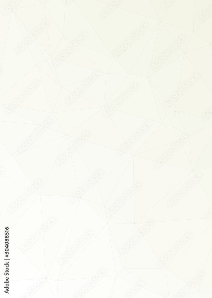 Fototapeta premium gray Color Abstract trianglify Generative Art background illustration