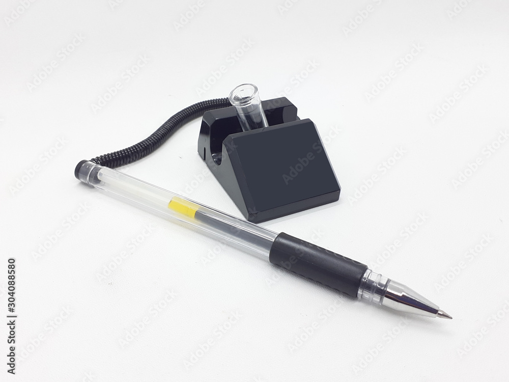 Handheld Writing Tools Pen for Business Office and School Education Supplies in White Isolated Background Handheld Writing Tools Pen for Business Office and School Education Supplies in White Isolated Background