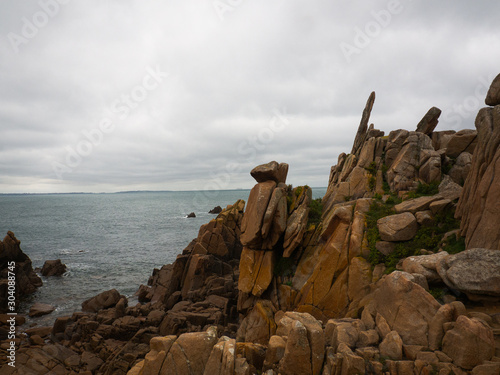 Rocks on the Île du Port Blanc, Port de Deben