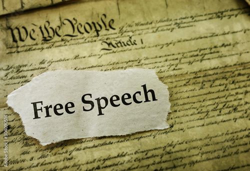 Freedom of Speech Constitutional right photo