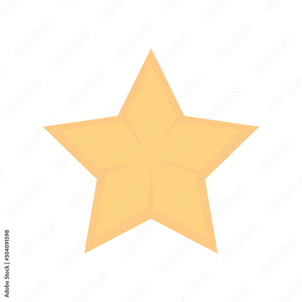 star decoration christmas isolated icon vector illustration design
