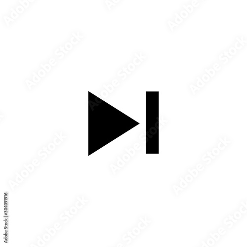 media player icon vector design symbol