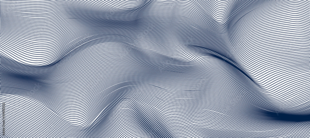Dotted particles flow vector abstract background, science and technology theme illustration, array of dynamic particles, template for covers banners and ads. Dotted particles flow vector abstract background, science and technology theme illustration, array of dynamic particles, template for covers banners and ads.