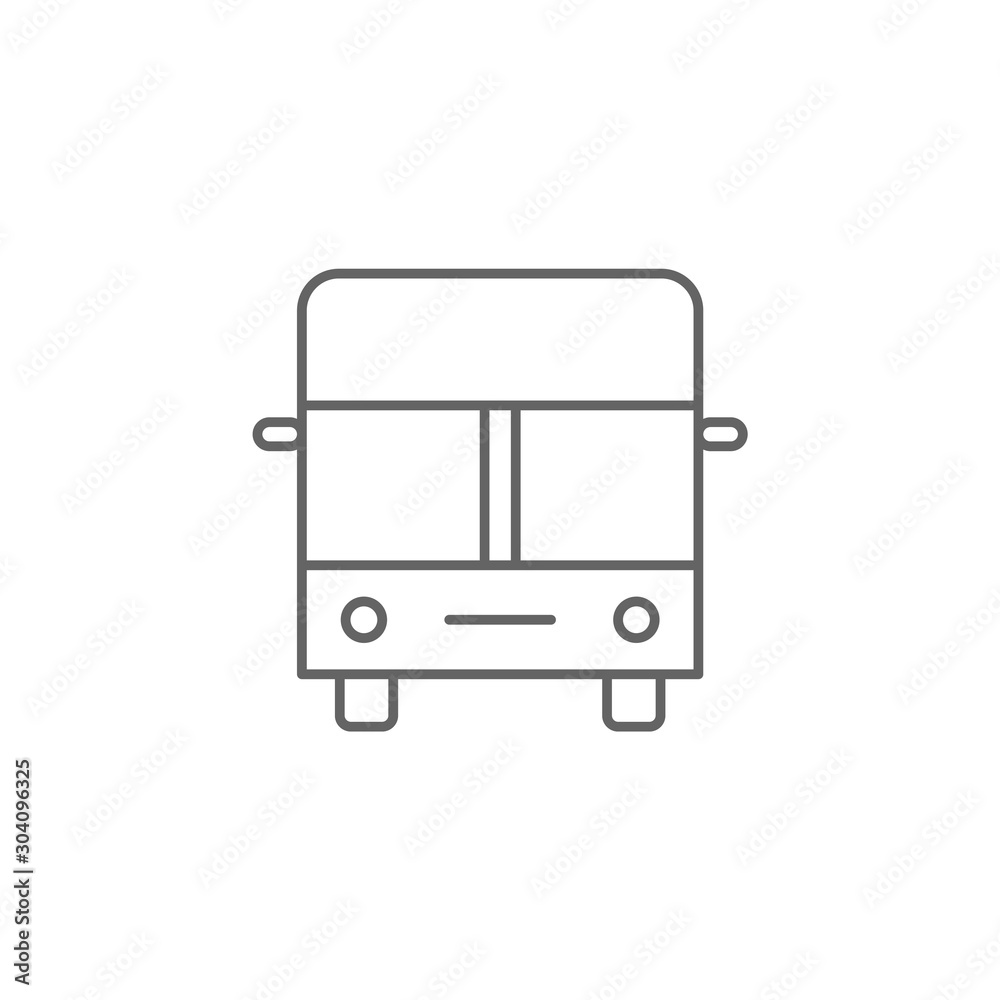 Bus, airport. Icon illustration isolated sign symbol - icon Bus, airport. Icon illustration isolated sign symbol - icon