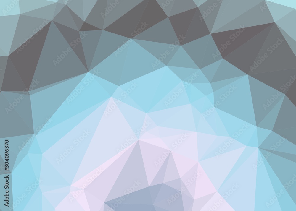 Obraz premium Sky Color Abstract trianglify Generative Art background illustration