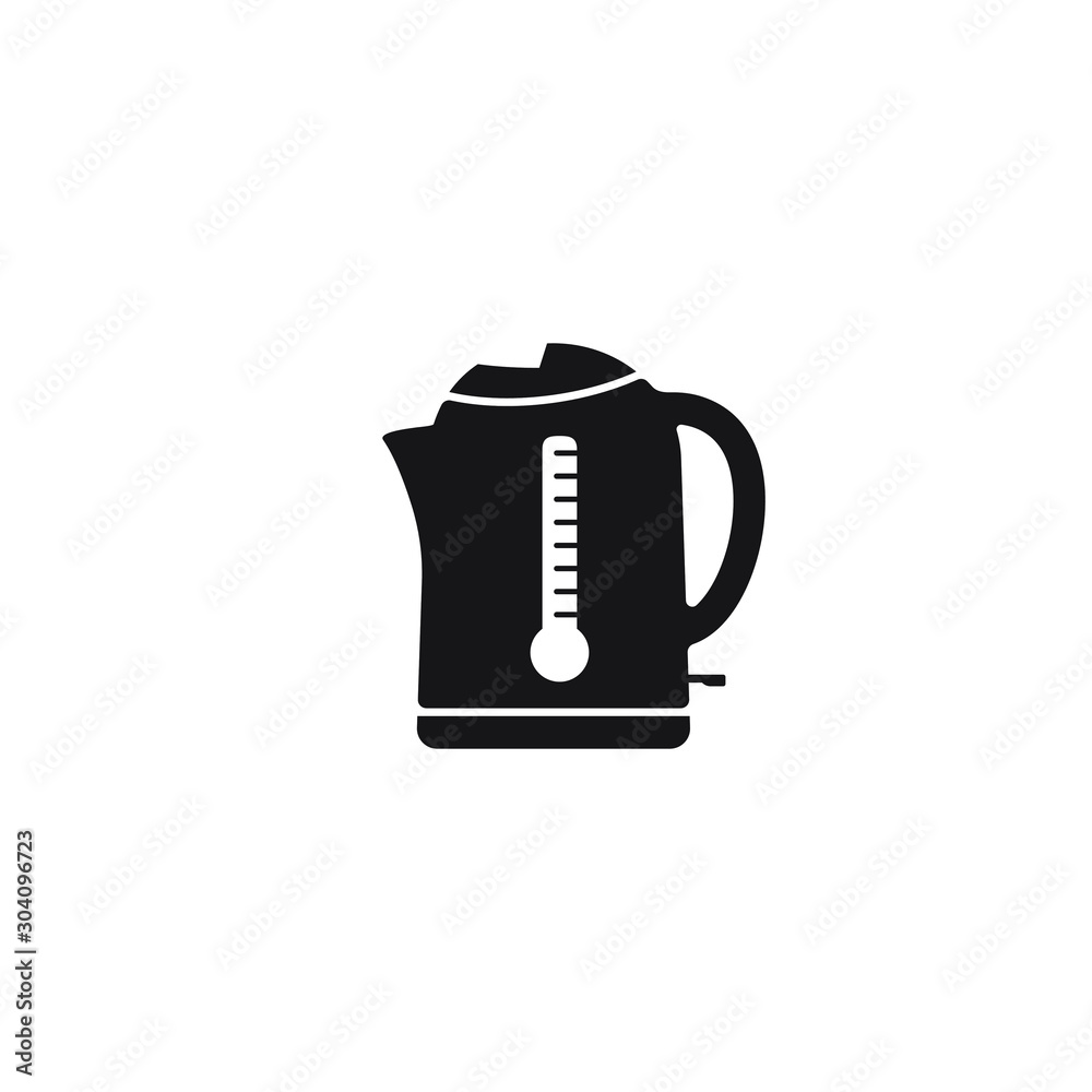 Electric kettle icon. Simple illustration of electric kettle vector icon Electric kettle icon. Simple illustration of electric kettle vector icon