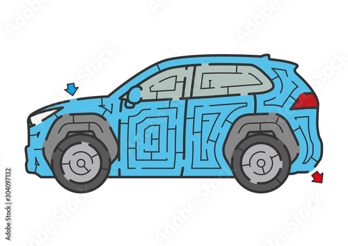  Car maze