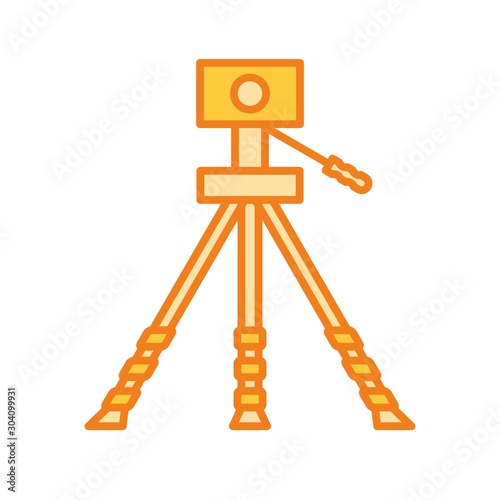 Geodesy Icon Isolated On Abstract Background