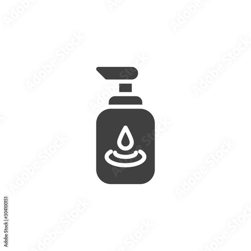 Lubricating gel vector icon. filled flat sign for mobile concept and web design. Personal lubricant oil glyph icon. Symbol, logo illustration. Vector graphics